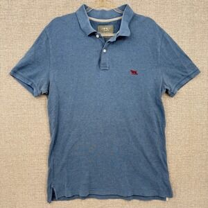 Rodd‎ & Gunn Polo Mens Blue Short Sleeve Cotton Polo Shirt Sports Fit Sz M